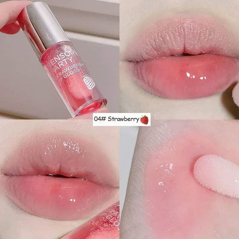 

Mirror Fruity Lip Oil Moisturizing Fades Lip Lines Lip Gloss Jelly Liquid Lip Plumper Long Lip Protection Serum Sexy Cosmetics