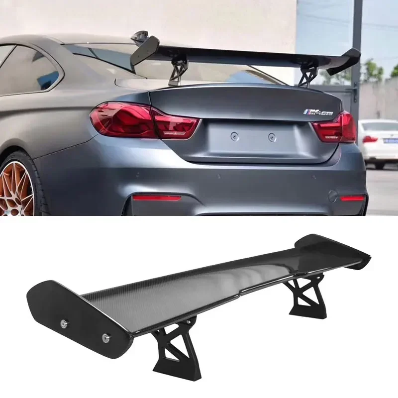 

For BMW M2 F87 M3 F80 M4 F82 Modified with GTS Carbon Fiber Tail Spoiler and Fixed Wing