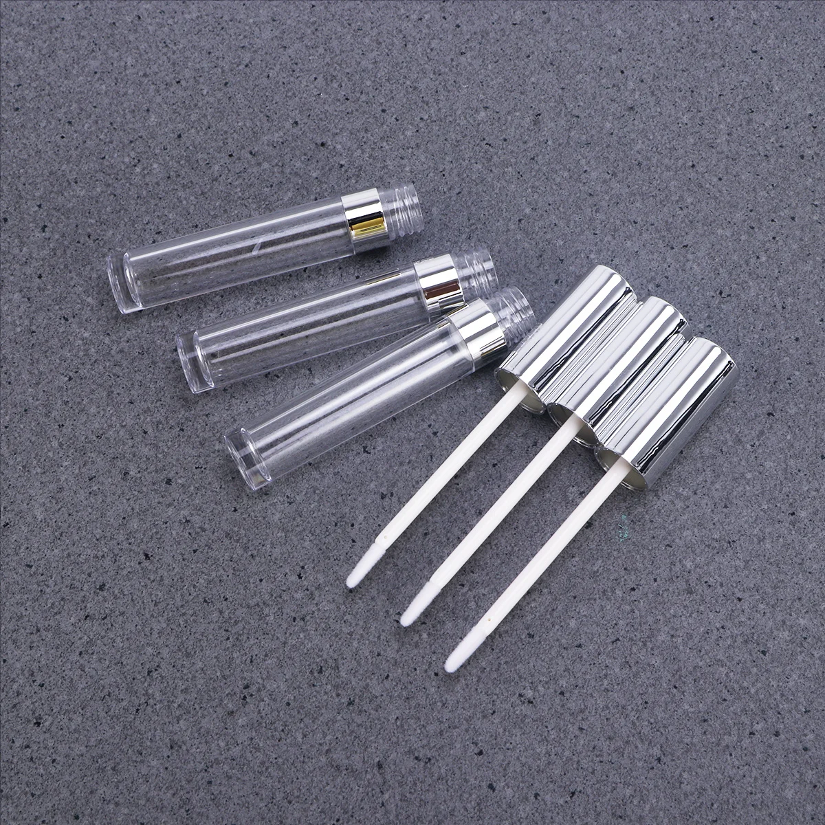 

3Pcs Lip Gloss Bottles Mini Size Empty Durable Tubes Portable Travel Containers for Lip Balm Toner Makeup Liquid