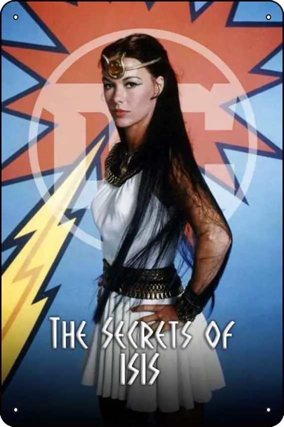 The Secrets of Isis (1975) Movie Poster Vintage Retro Metal Sign 8x12 Inch Man Cave Home Wall Decor