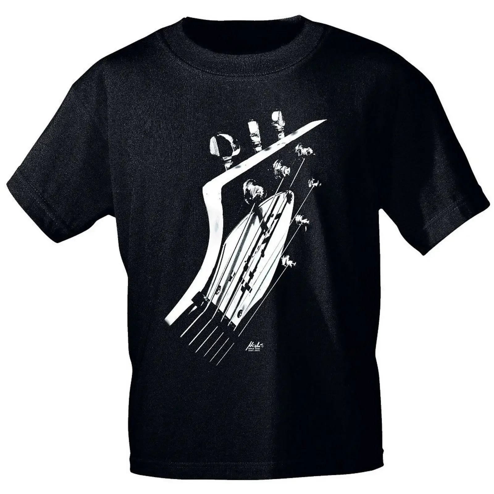 Rock You Music T Shirt Striker Venus Guitar Neck Size S 2XL black vintage Washed Unisex homme Stretched Slightly graphic