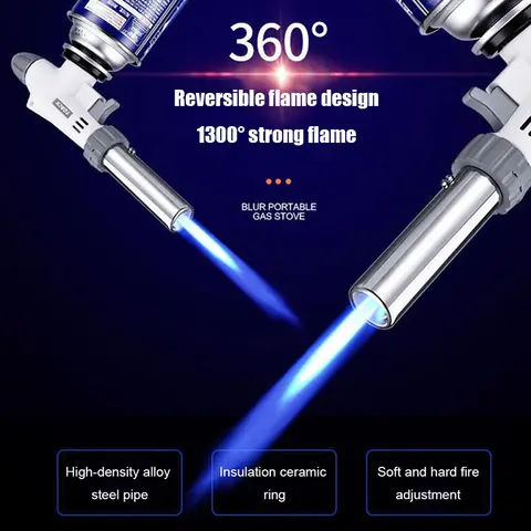 Korttyp Gasflaska Eldkastare Munstycke Svetsning Gasbrännare Flamma Gasbrännare Flammapistol Lödning Butan Självantändningsgasbrännare 8 best sales gasbrännarmunstycke - №1