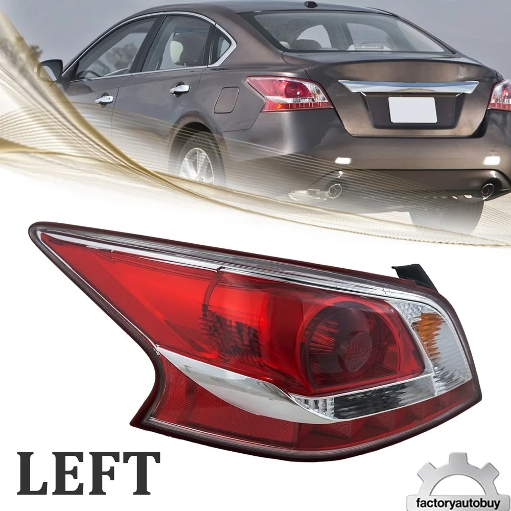 

Задний фонарь галогенный для Nissan Altima 2013-2015, левая сторона, с лампой, для седана