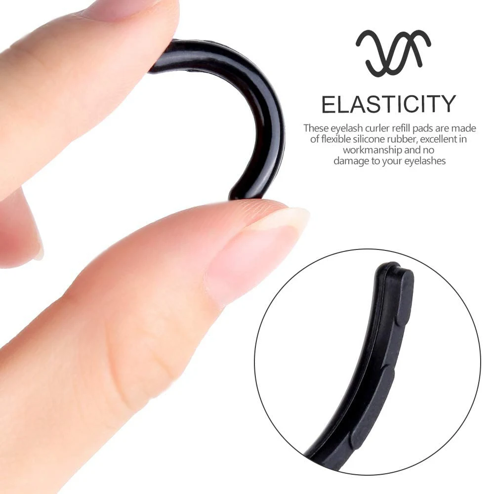 10/20/50/pcs Replacement Eyelash Curler Refill Silicone Pads Makeup Tool Eyelash Curler Replacement Pads MakeUp Accessories