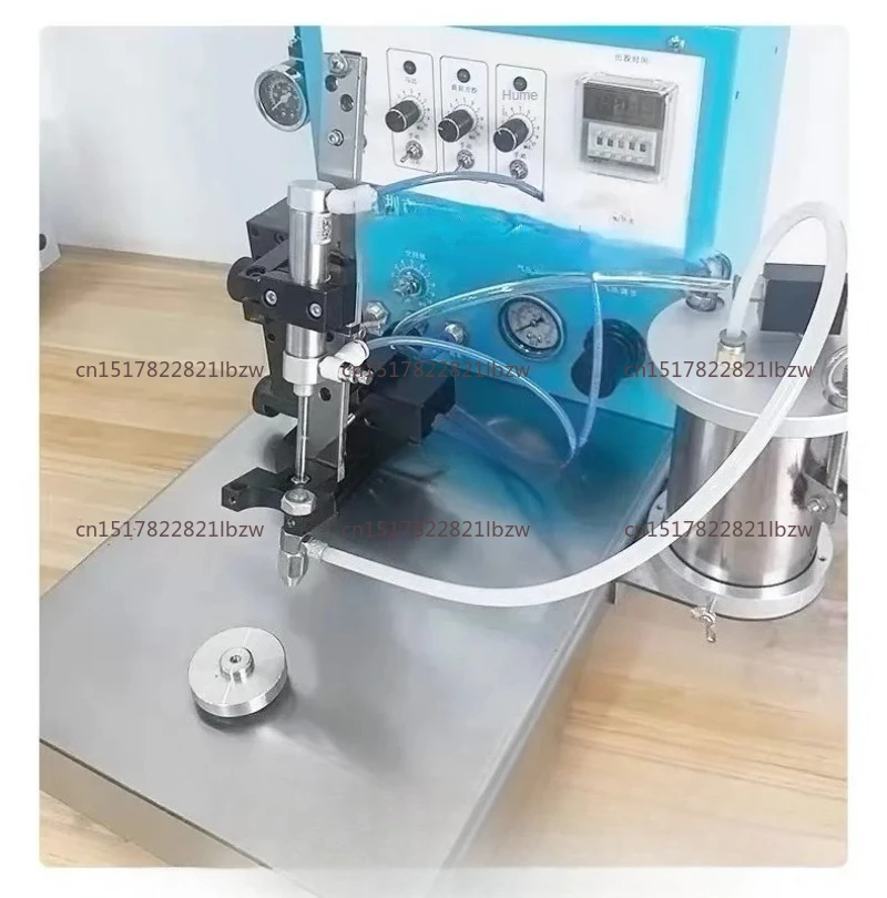 Automatic Glue Dispensing Machine – Bulb Horn Sound Film Gluing Equipment for Yellow & White Adhesive