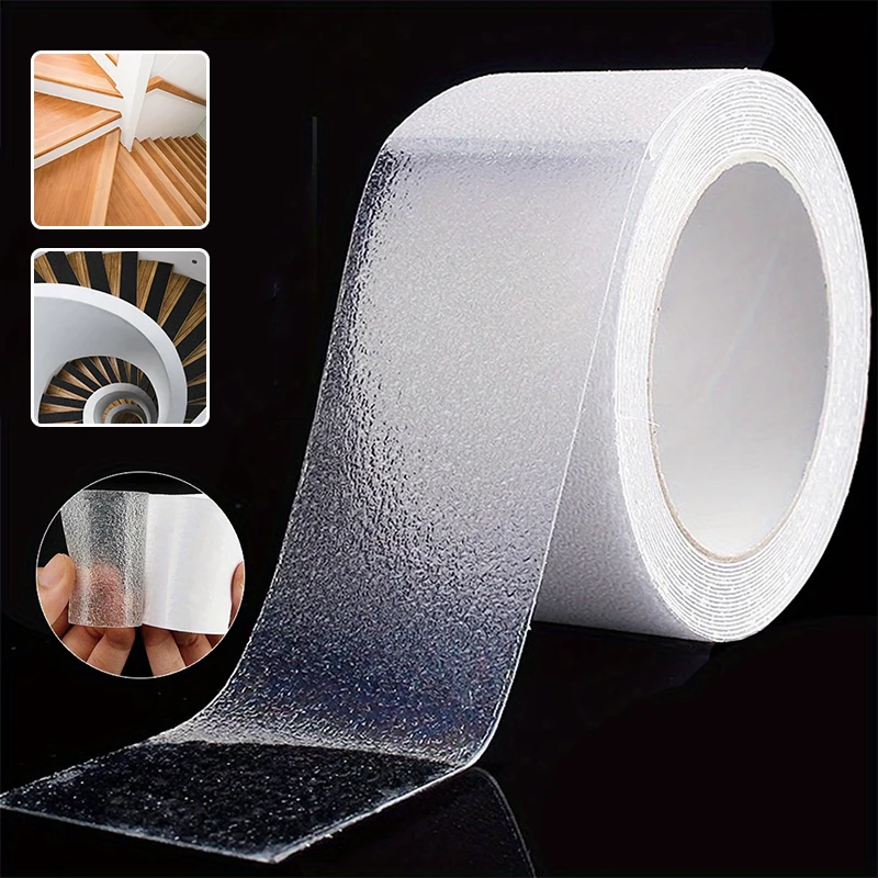 5M Heavy Duty Anti Slip Tape Outdoor Safety Anti Traction Tape For Stairs Grip Tape Use On Walkways Stairs Ramps And Decks