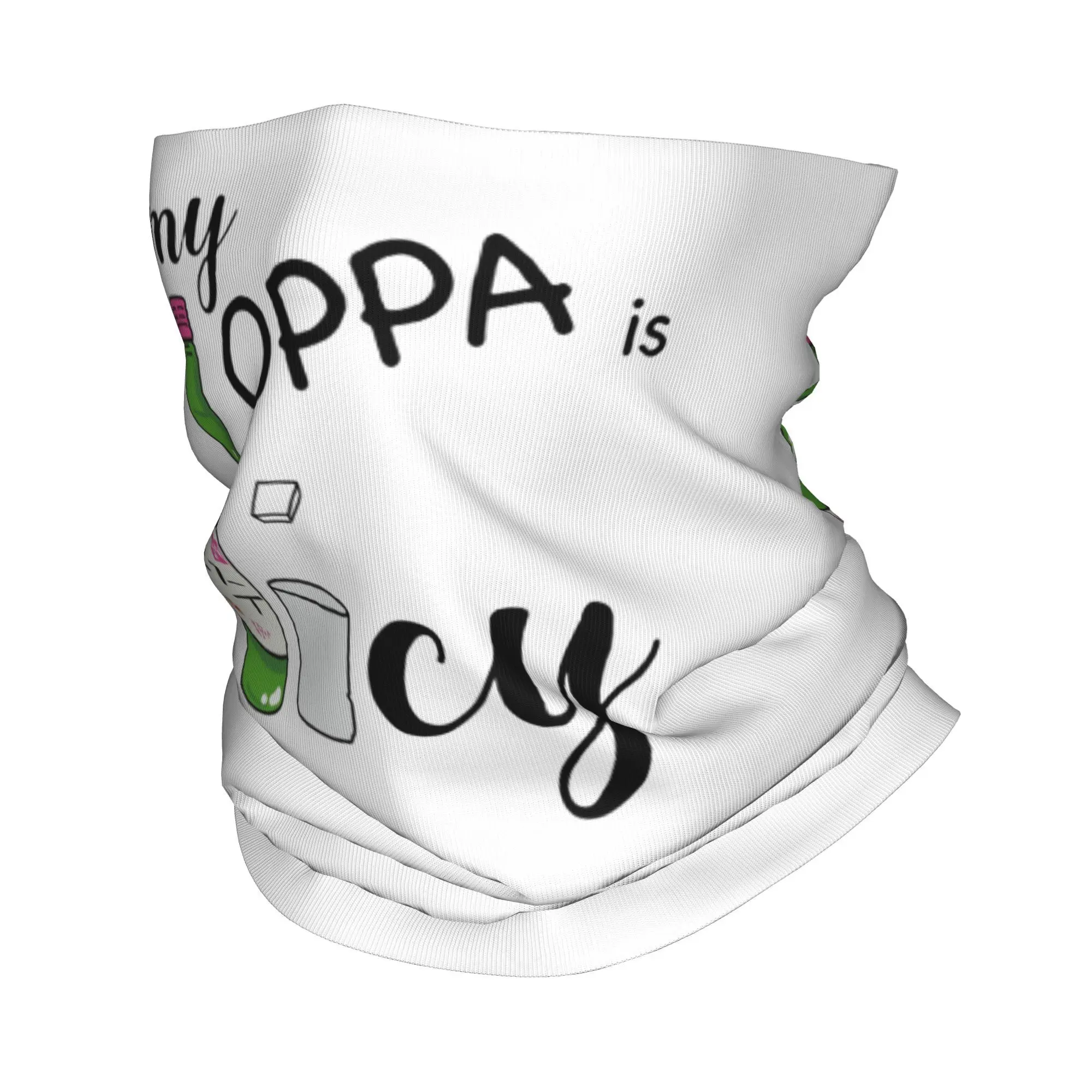 

My Oppa is so Juicy Soju бандана, гетры с принтом, шарф, многофункциональная маска для лица для верховой езды для мужчин, женщин, взрослых, ветрозащитная