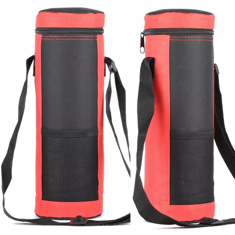 Outdoor Camping Water Bottle Cooler Bag Universal Water Bottle Bag Large Capacity Thermal Insulation Bag Camping Accessories