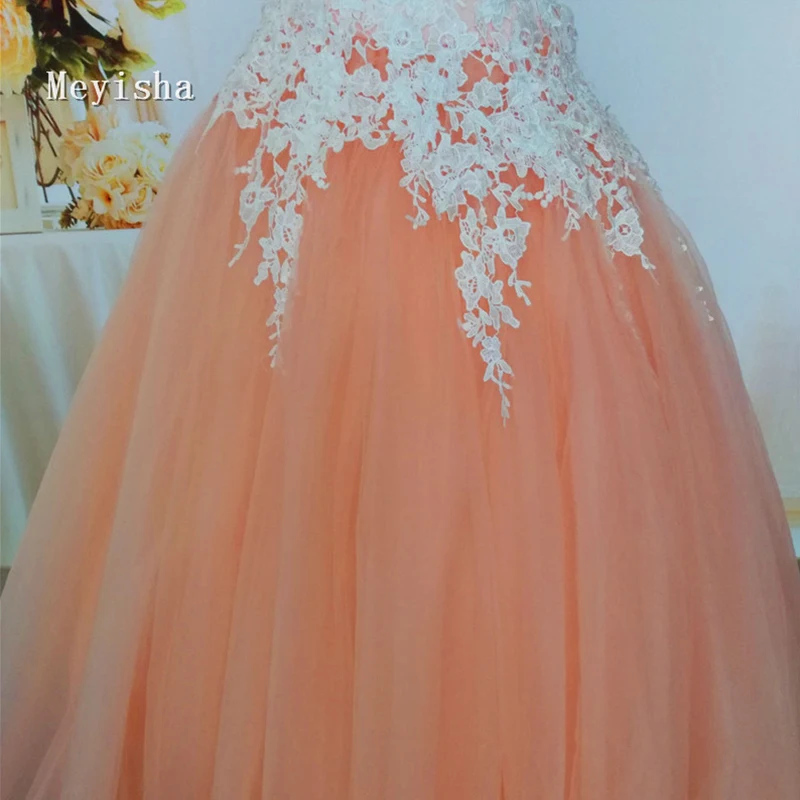 Customized ZJ9036-C2024 new White Ivory Champagne Orange Lace Wedding Dress For Brides Plus Size Maxi Formal Gown Size 2-26