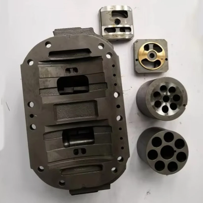 Excavator ZX200-3 Hydraulic Pump Repair Kit Parts HPV118 Rear Head Cover Cylinder Block Valve Plate