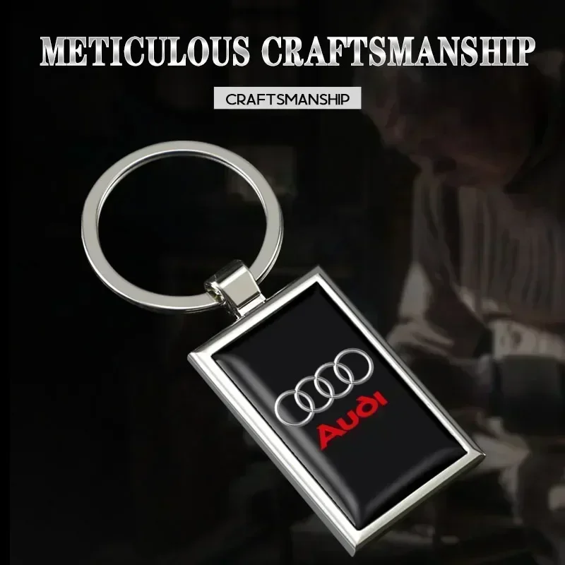 

1Pcs Zinc Alloy Car Keyring Auto Logo Keychain Pendant Decoration For Audi A1 A2 A3 A4 A5 A6 A7 A8 Q1 Q2 Q3 Q4 Q5 Q6 Q7 Q8 S5 TT