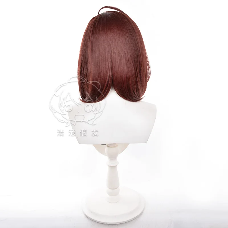 Halloween cosplay perucas dan da dan ayase momo cabelo vermelho-marrom japonês quadrinhos role play perucas feminino anime convenção festa acessório