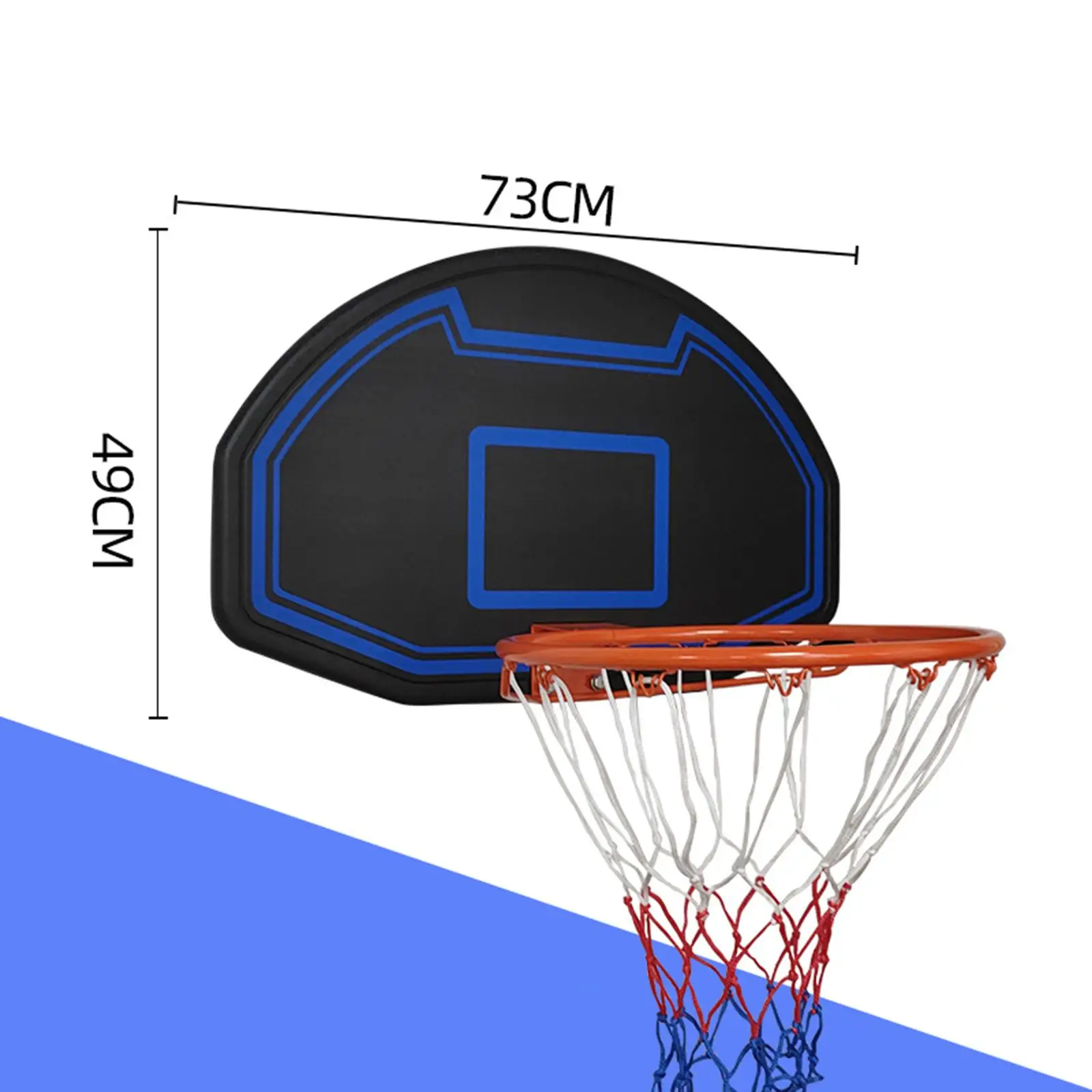 Basketball Hoop,Basketball Goal Indoor Outdoor Replacement Basketball Games Backboard for Door Outdoor Sports Garden Backyard