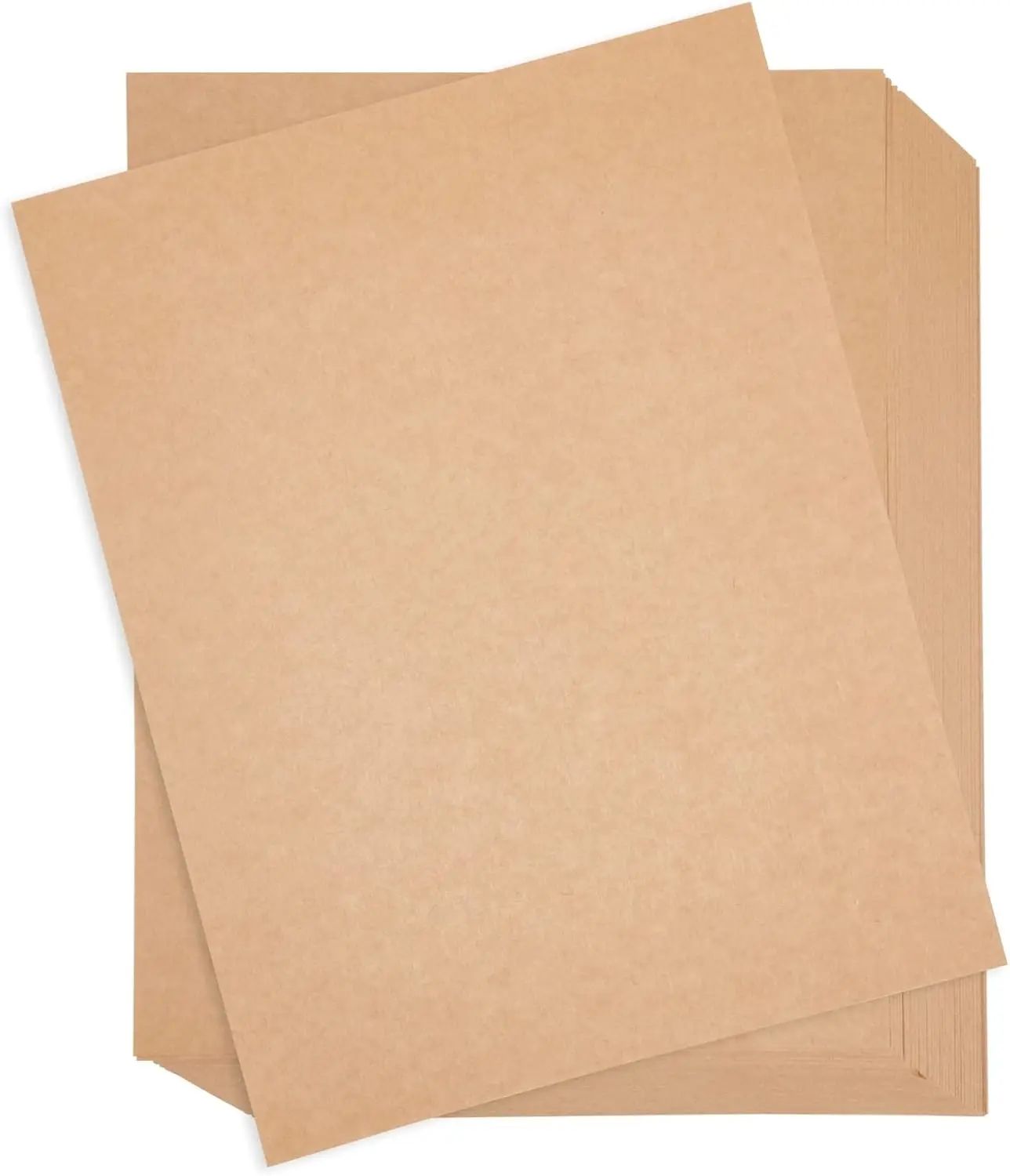 

96 Pack Kraft Card Stock Sheets 8.5x11 In for Card Making & DIY Craft Projects, Brown