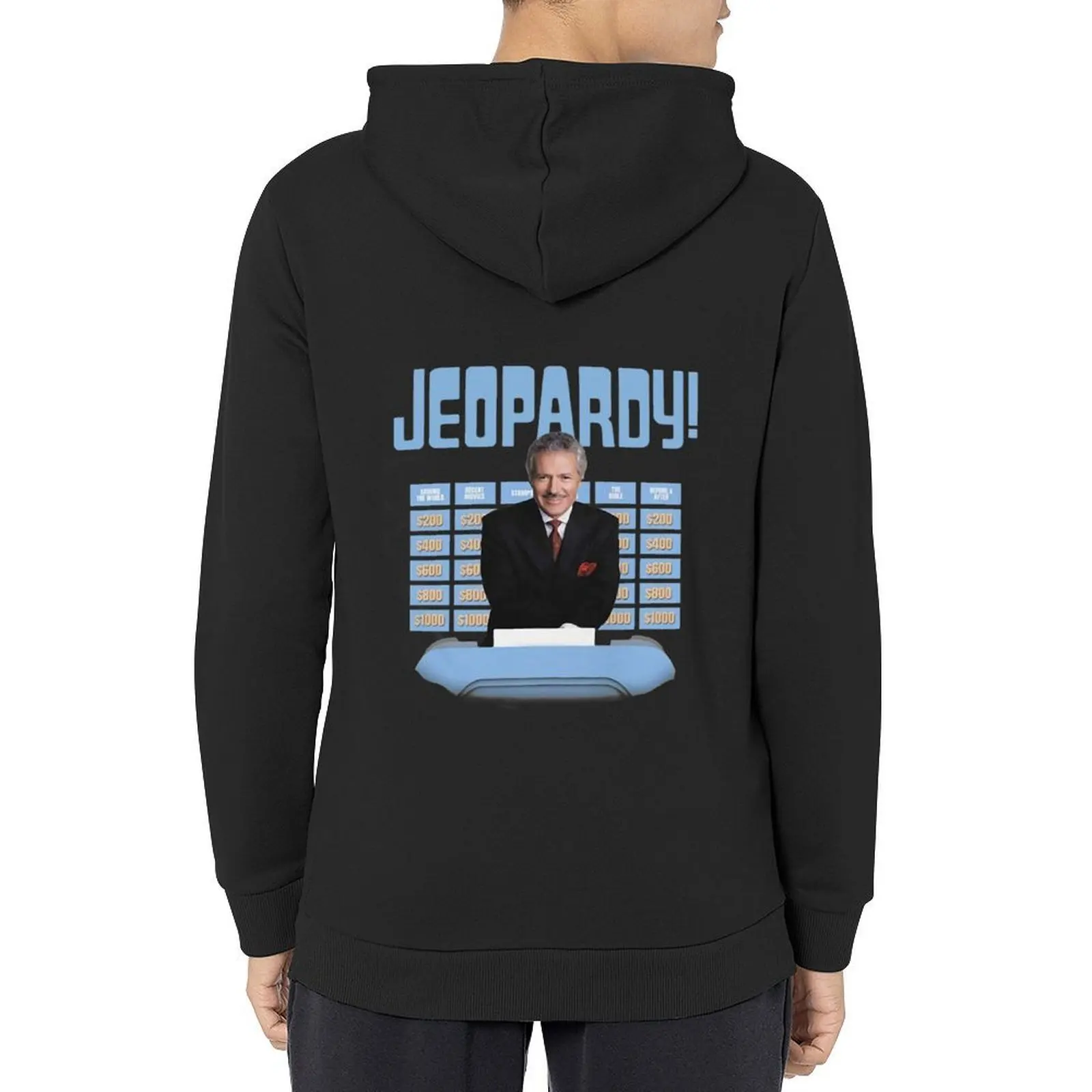 

Oisi Store New Jeopardy Alex Trebek Jeopardy Shirt Hoodie hooded shirt autumn mens hoodies