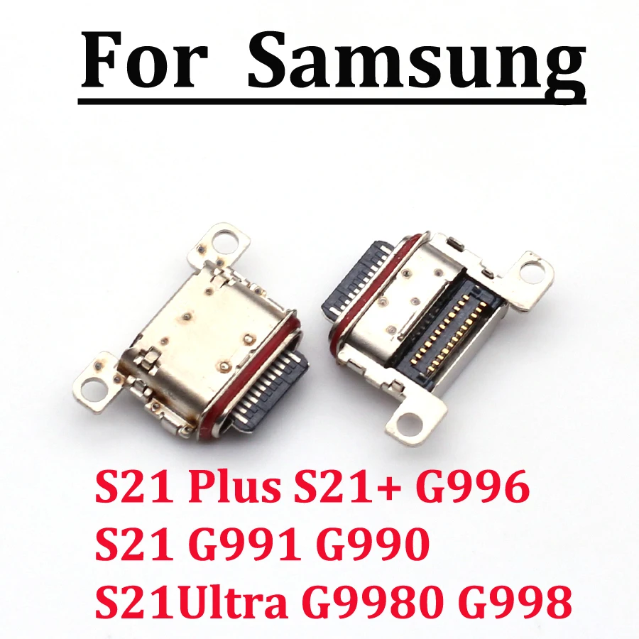 10Pcs USB Charger Jack Connector Socket Data Charging Port Plug For Samsung Galaxy S21 Ultra S21+ G996 U B G9980 G991 G998 G9910