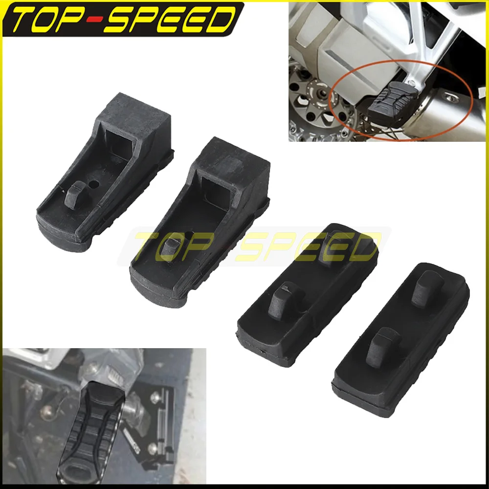 

Motorcycle Foot Rests Peg Front Rear Footpeg Plate Rubber Cover For BMW F750GS F850GS R1250GS R1200GS R 1200 GS Footrest Pedal