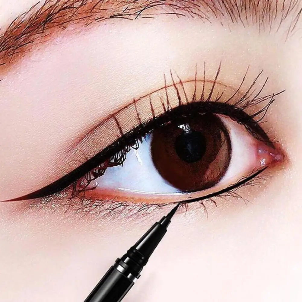 Coloured Waterproof Make Up Professional Black Women Comestic Eye Liner Pencil Make Crete Eyes Marker Pen Liquid Eyeliner 1pcs
