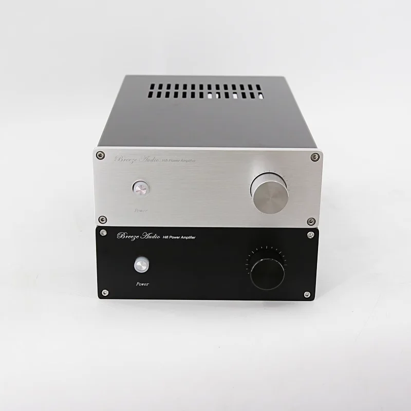 BRZHIFI Chassis Audio New Power Amplifier Case 1907A Aluminum  Amplifier Case Home Audiophile DIY Box hifi Enclosure HighQuality