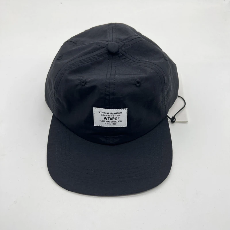 Trend Brand Wtaps Hats Summer Simple Retro Soft Top Short Brim Baseball Cap Wtaps Caps