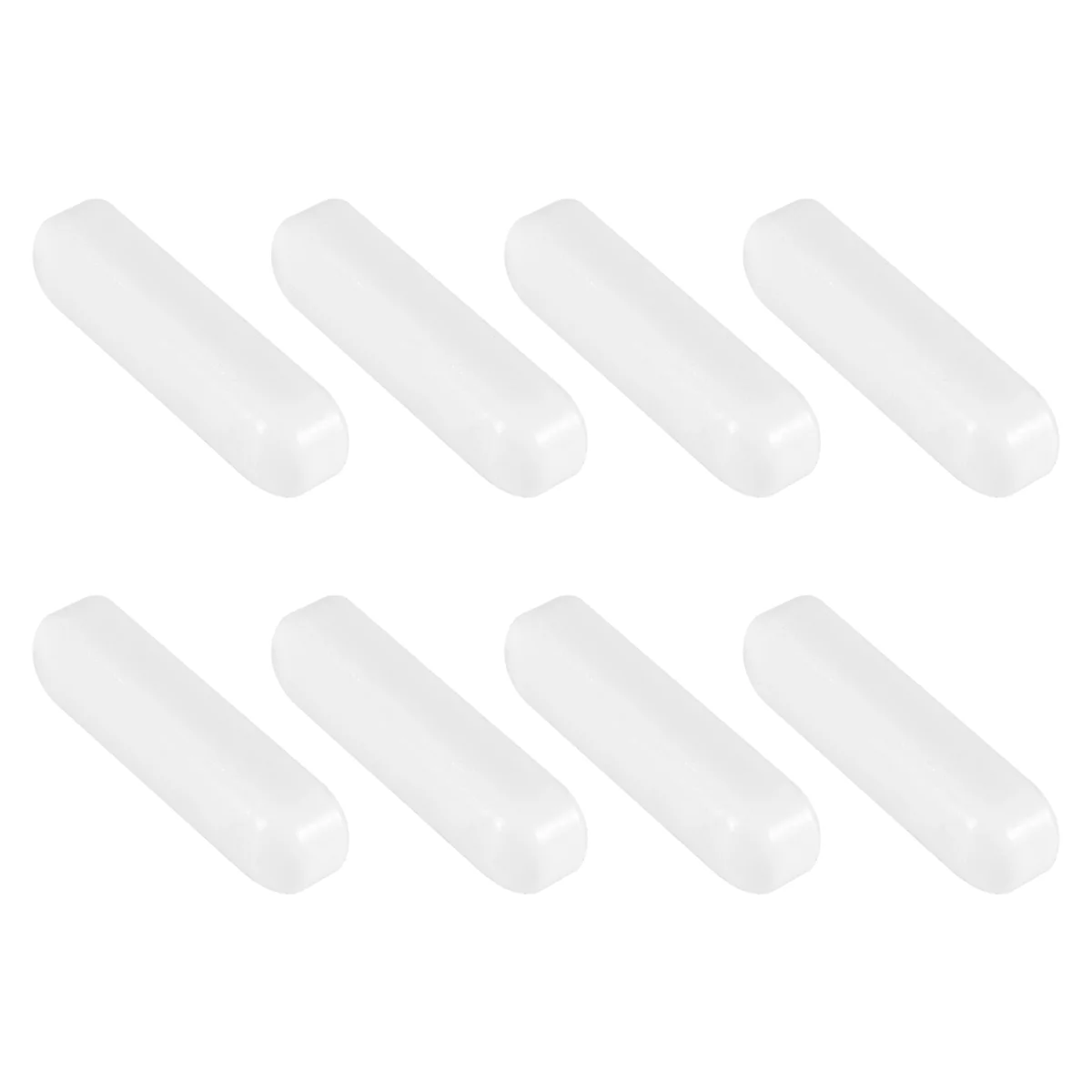 BAAQ 8Pcs 8mmx30 mm PTFE Magnetic Stirrer Mixer Stir Bar Stir Rod Magnetic Laboratory Bar Stir Plate Bar Stir Plate Magnet
