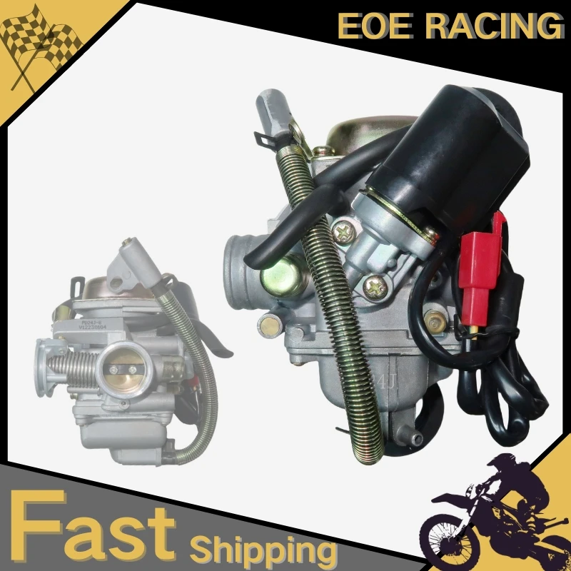 

PD24J 24mm Motorcycle Carburetor Carb For Honda GY6 Scooter ATV BAJAJ Go Kart 125cc 150cc Motorcycle Accessories