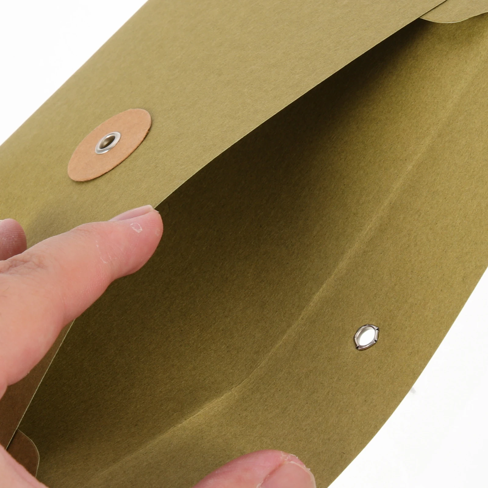 

10 Pcs Postcard Paper Pockets Retro Buckle Envelope Vintage Envelopes Kraft Office