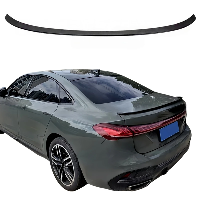 Für Audi A5 A5L B10 S5 S Line RS5 Limousine ab 2025 4-Türer Heckspoiler Flügel Lippe ABS Hochglanz Schwarz Carbon-Look Spoiler