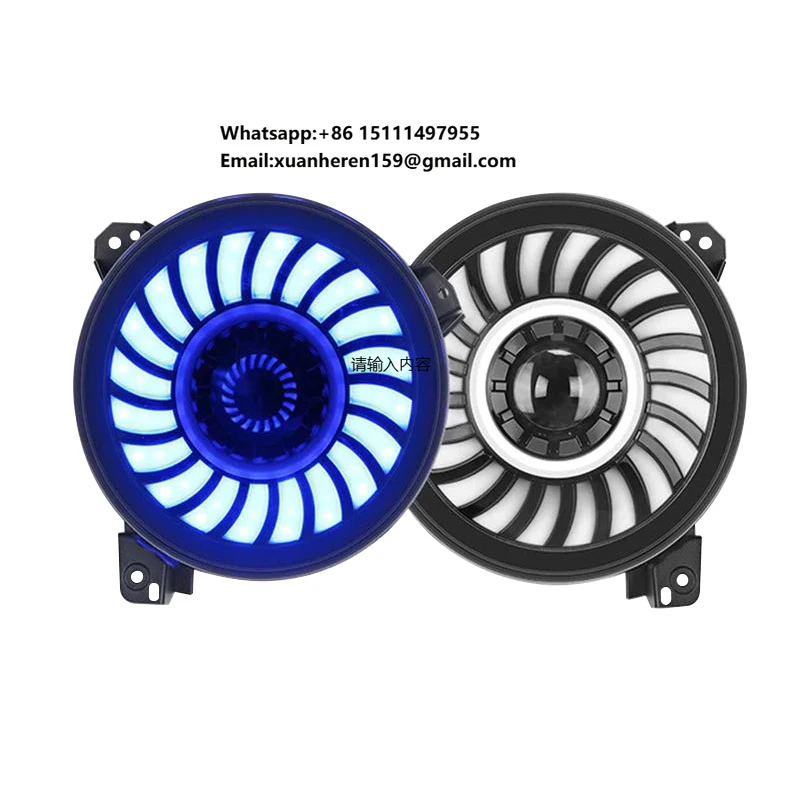 

New 9 Inch Round LED Light 6000K White Spot Flood/Dash Fog Driving Headlights for 4x4 JL JT Truck 12V Voltage