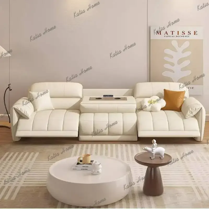 Factory Direct Armrest White Electric Recliner Sofa Extendable Relax Apartments Electric Recliner Sofa Lazy Modern Schlafsessel
