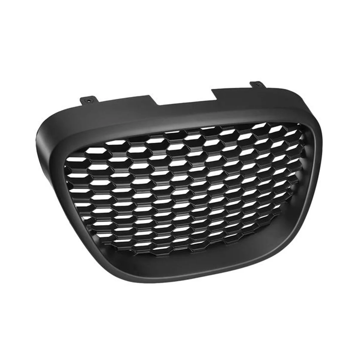 1133007 Car Front Black Honeycomb Grill Mesh Badgeless Sport Racing Grills for Seat Leon 1P MK2 / Altea 5P / Toledo MK3