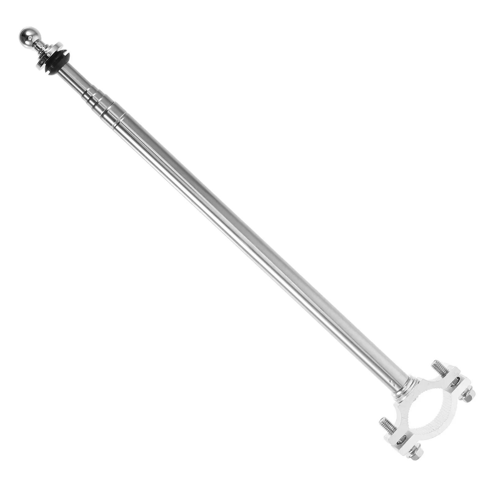 Heavy Duty Adjustable Motorcycle Bicycle Flag Pole Mount – Rust-Resistant Aluminum Steel, Sleek Design