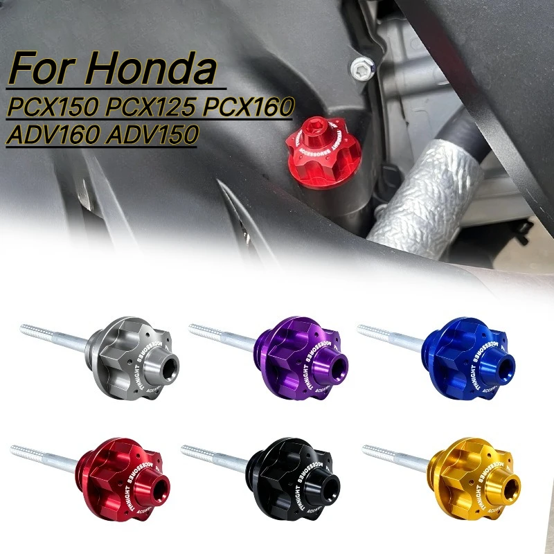 For Honda Pcx150 Pcx125 PCX160 Adv160 ADV150 Motorcycle Engine Oil Tank DIPstick Suitable Anti-Theft Probe Level Gauge Meter
