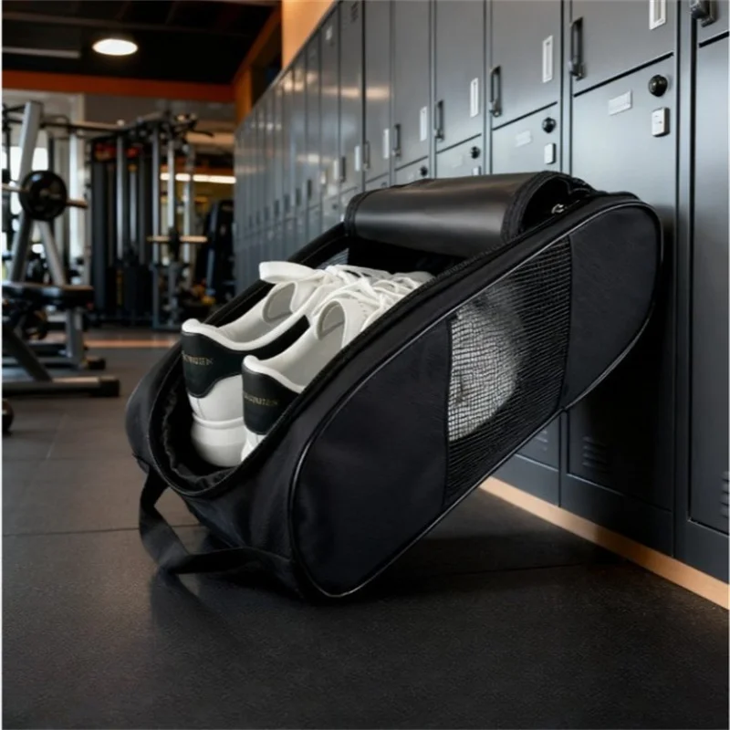 New Portable Golf Shoe Bag Oxford Cloth Shoe Carrier Bags Breathable Lightweight Golf Handbag Dustproof Football Tennis Shoe Bag view 2