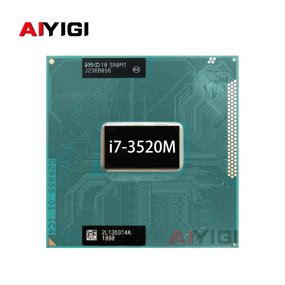 Core I7-3520M SR0MT 2.9GHz Dual-Core Quad-Thread I7 3520M Notebook CPU Laptop Processor 4M 35W Socket G2 / RPGA988B