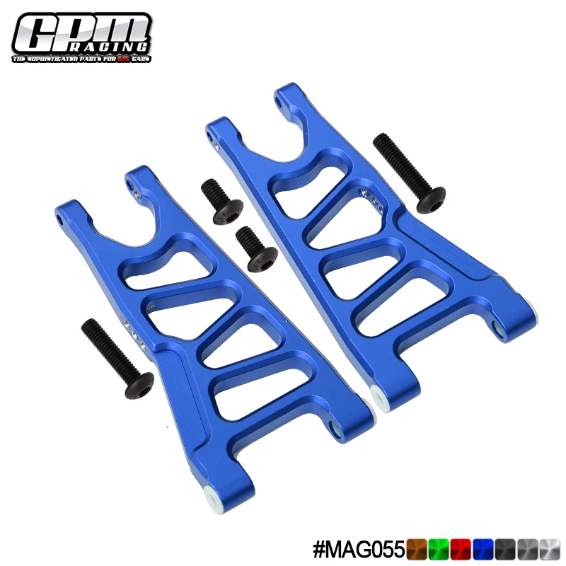 Brazos inferiores delanteros de aluminio GPM para ARRMA 1/10 Granito 4X4 Mega Senton 3S BLX
