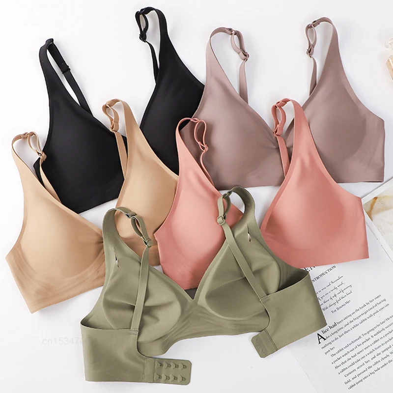 Сексуальный бесшовный бюстгальтер Youpin, Бюстгальтеры без косточек, мягкое интимное женское нижнее белье, женское тонкое Дамское белье, нижнее белье и пижамы