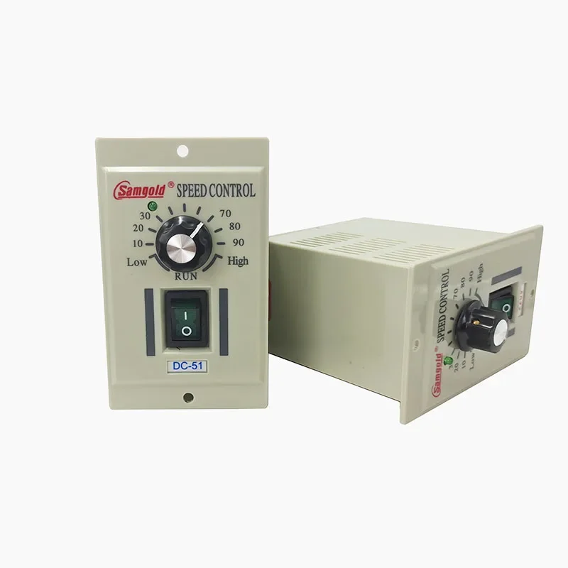 DC speed input AC 110V permanent magnet brush motor controller output 24V3 6V 60V 90V emergency stop