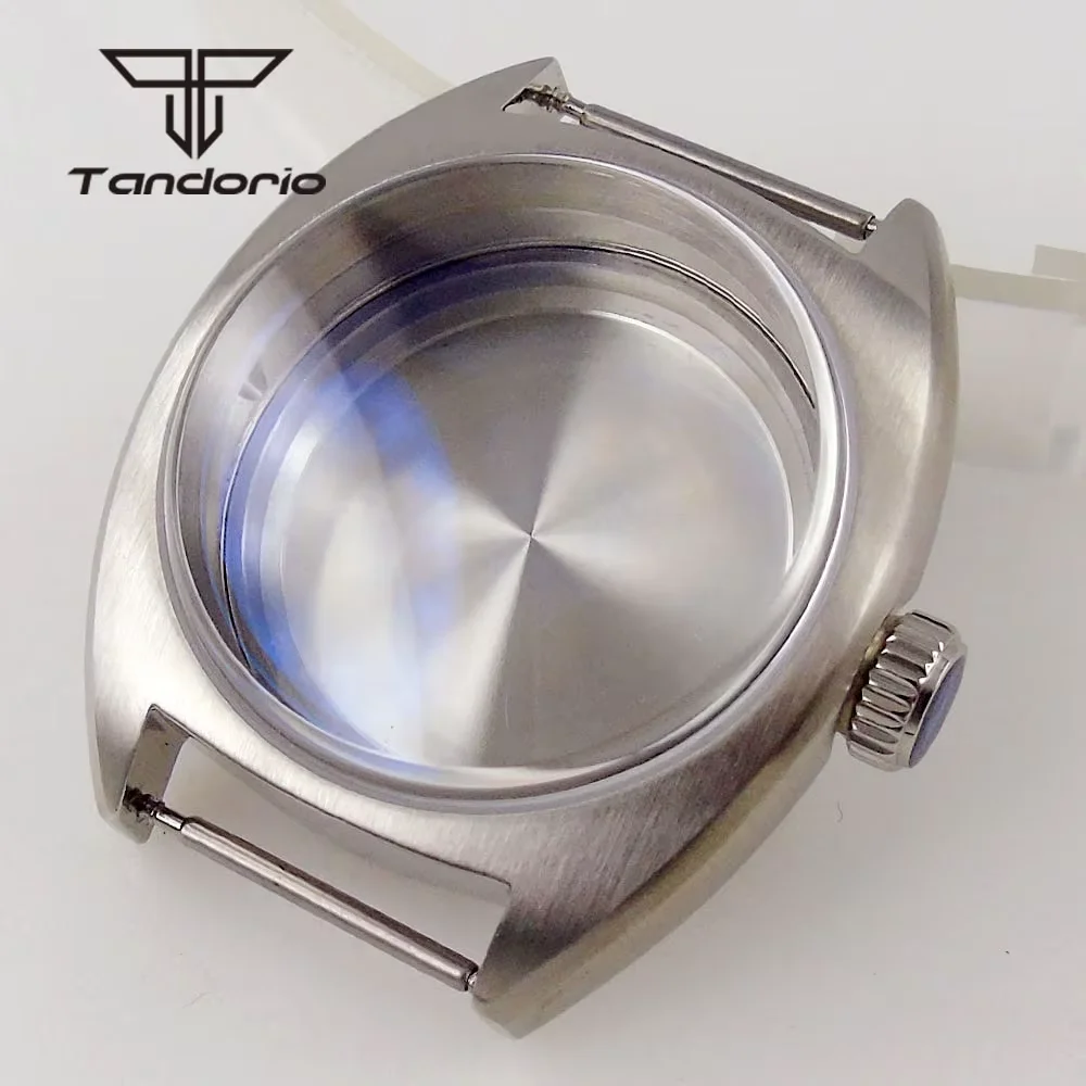 tandorio Titan/Stahl/Bronze 36mm Tauch-Automatikuhrengehäuse 20atm gewölbtes AR-Saphir-Armbanduhr-Teile passend für NH35 NH36 NH34 ETA2824 PT5000 5