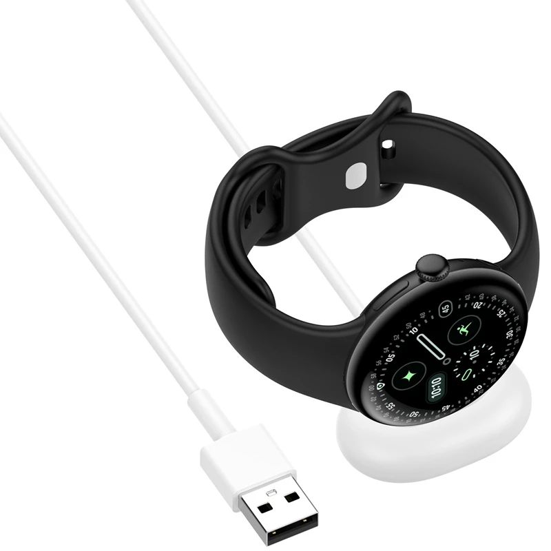 

Кабель-база для быстрой зарядки Google Pixel Watch 4 41 мм 45 мм, магнитный USB-A Type-C, для дома и офиса 2026