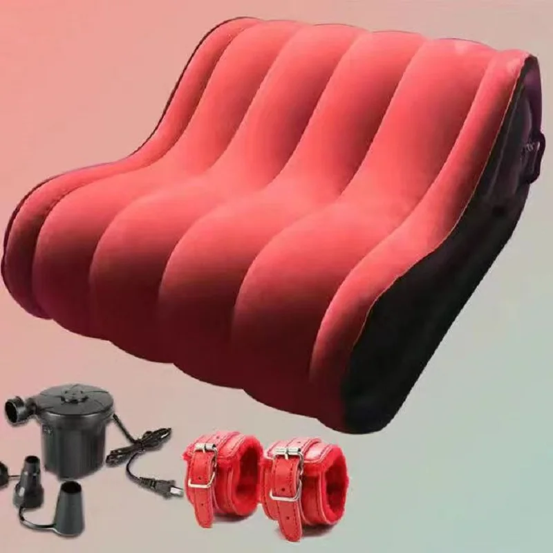 Inflatable Sofa Bed Adults Make Love Chair Pillow Cushion Furniture Positions Aid Assist Posture Support Couples Games Night Bed