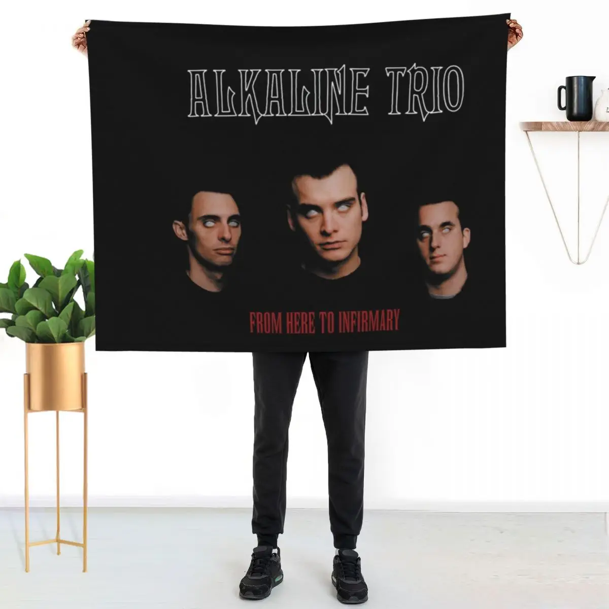 

Alkaline Triofrom here to infirmary Throw Blanket Soft Warm Blanket Gift for Grandparents