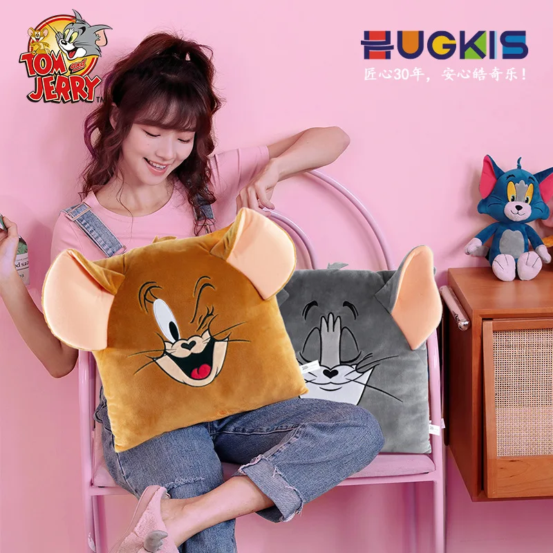 Hugkis Tom und Jerry Serie Galore Kuscheltiere Plüschpuppe Spielzeug Klassische Animation Kinder Geschenk Kissen Möbeldekoration