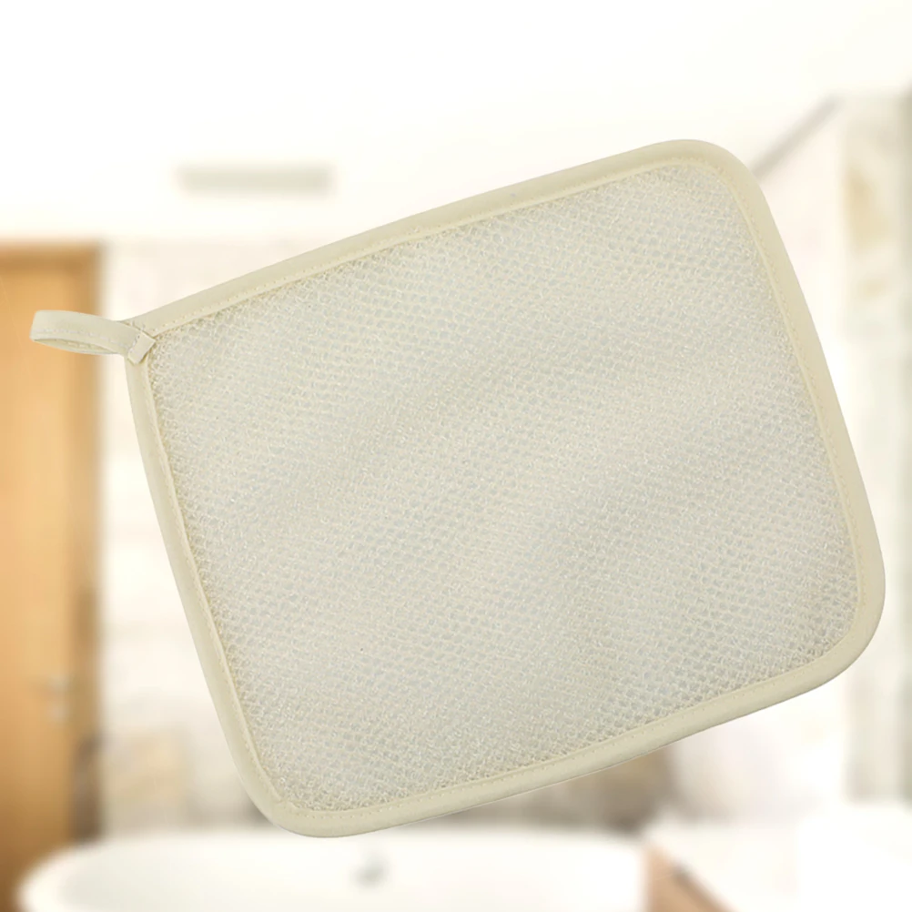 6 قطعة منشفة مقشرة نايلون ملحقات الاستحمام فرك الظهر منشفة لطيف الجلد الغسيل للوجه الجسم دش هدية #4