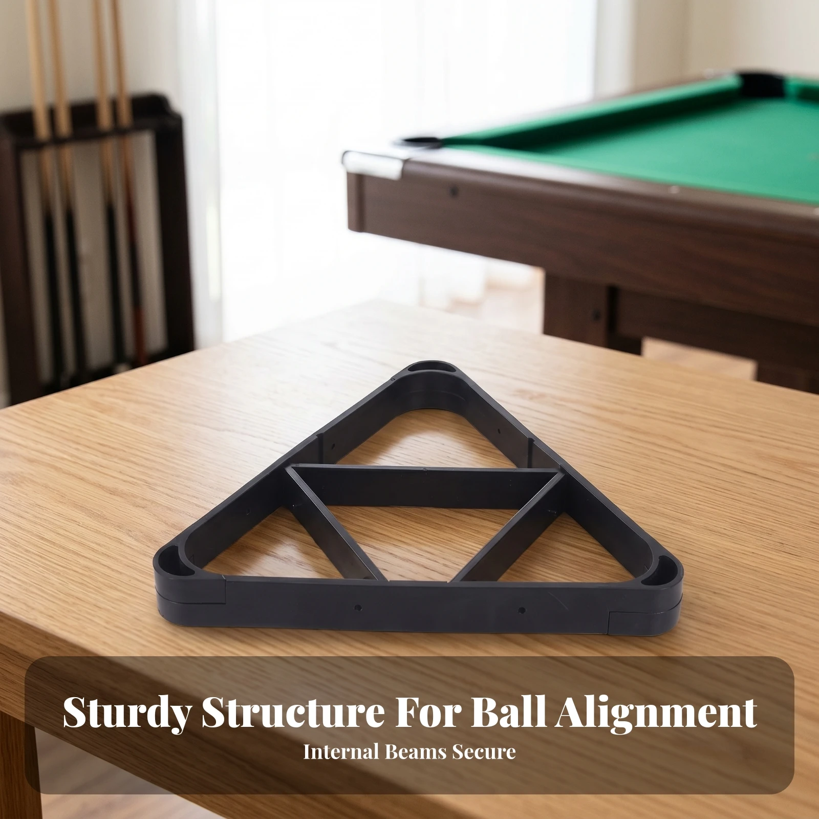 2-1/4 Inch Cue Ball Rack Rack Internal Support Supports 2-in-1 Billiard Rack Pool Table Ball Holder Plastic Sports Accessory