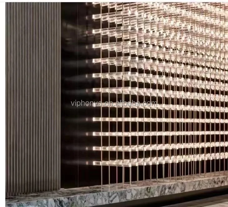 ชั้นวางไวน์สแตนเลสระดับพรีเมียมพร้อมดีไซน์ทันสมัยและความจุขนาดใหญ่