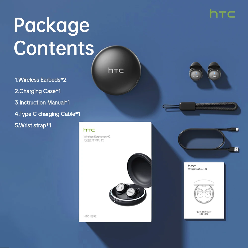 HTC NE92 Wireless Bluetooth 6.0 Sleep Earbuds In Ear Headphones Mini Invisible Earbuds 30H Playtime Comfortable Secure Fit Side Sleep Earphones HiFi Stereo Sound Noise Isolation for Sleeping Travel Office Relaxation Compatible with iOS Android - view 7