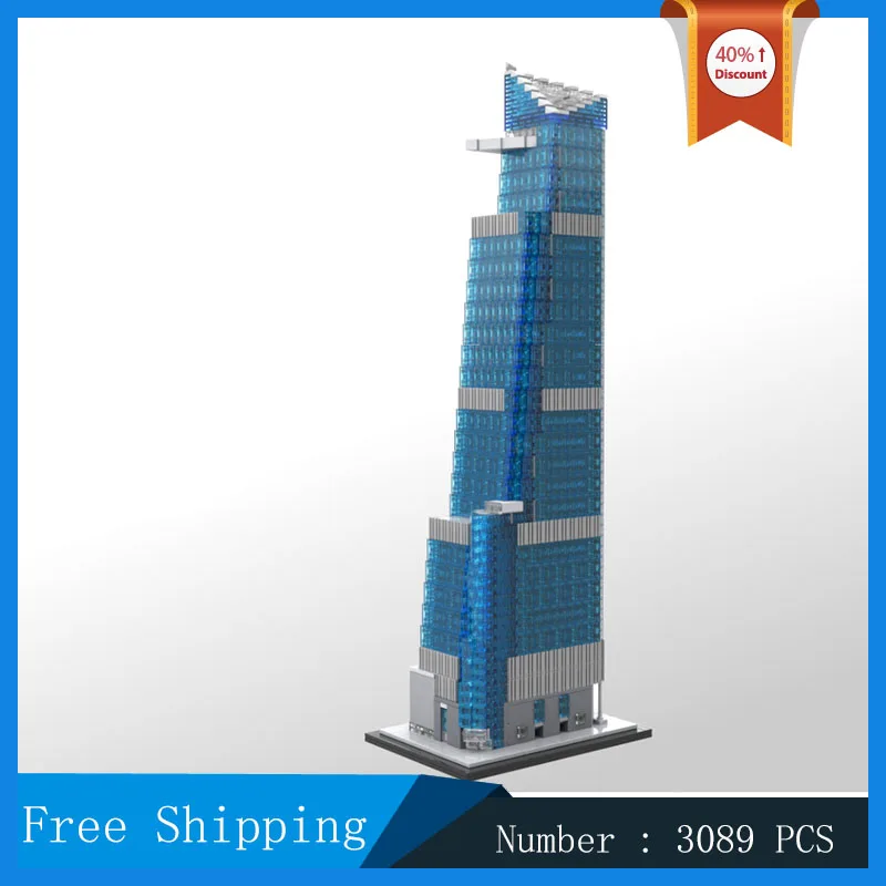 NEW 30 Hudson Yards 1:800 Scale Model Building Block MOC City Street View Skyscraper Collection Toy Gifts