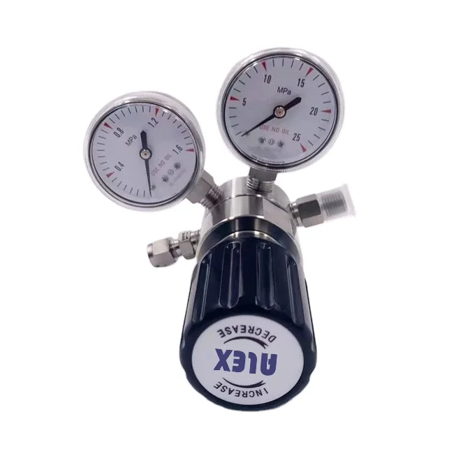 

SS316L PCTFE Редуктор давления с одной или двойной поверхностью, амиак, хлор, азот, серый, диоксид, коррозионностойкий регулирующий клапан