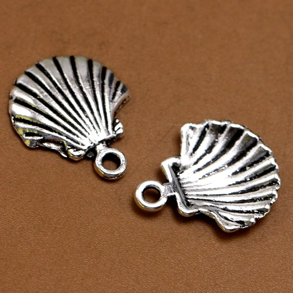 

50Pcs Seashell Alloy Pendant Charms DIY Jewelry Making Accessories for Necklace Bracelet Anklet Charm Pendant Set